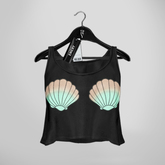Emery Seashell Top Black