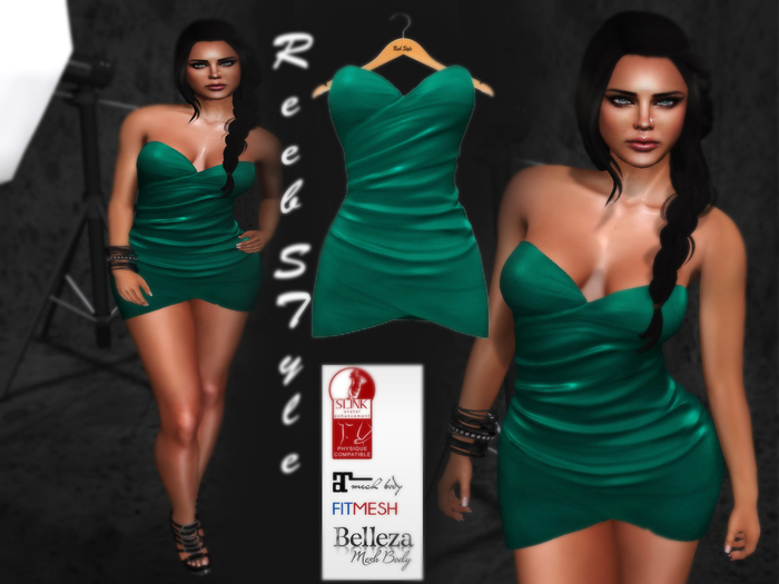 158-ReebSTyle Maya Dres Emerald