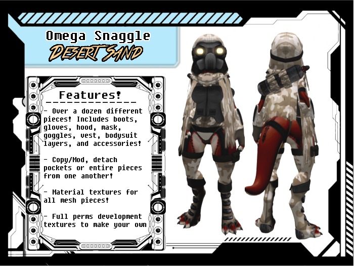 =[BBW]= Omega Snaggle Desert Sand