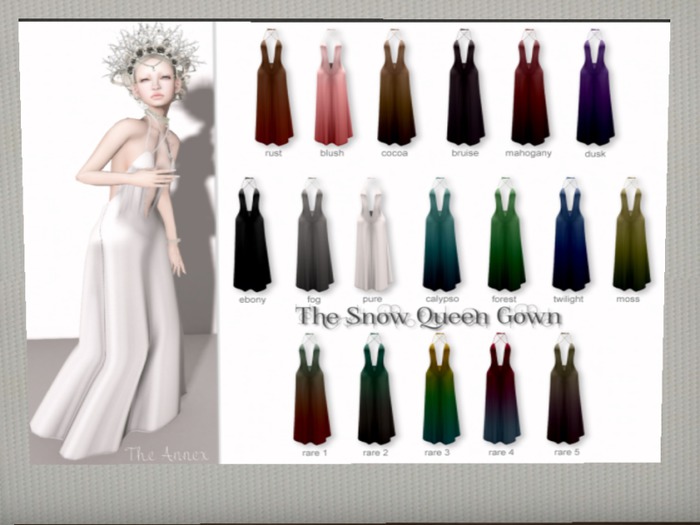 The Annex - Snow Queen Gown - S - RUST