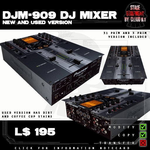 -Virtual Decay- DJM-909 DJ Mixer