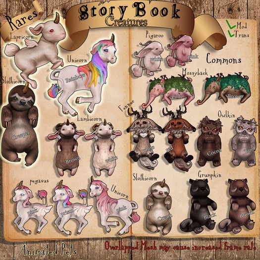 Birdy - [Alchemy] Story Book - Unicorn - Rainbow - RARE