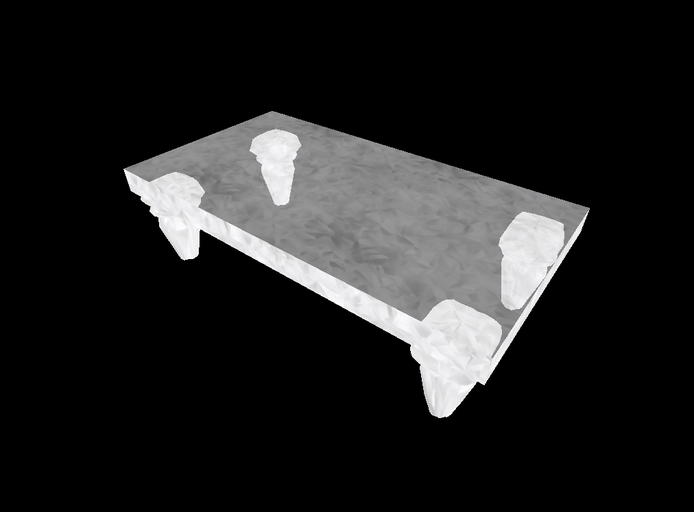 crystal 16 coffee table