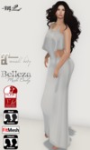-mL- Stella Dress (Maitreya/Belleza/Slink/Fitmesh) - White