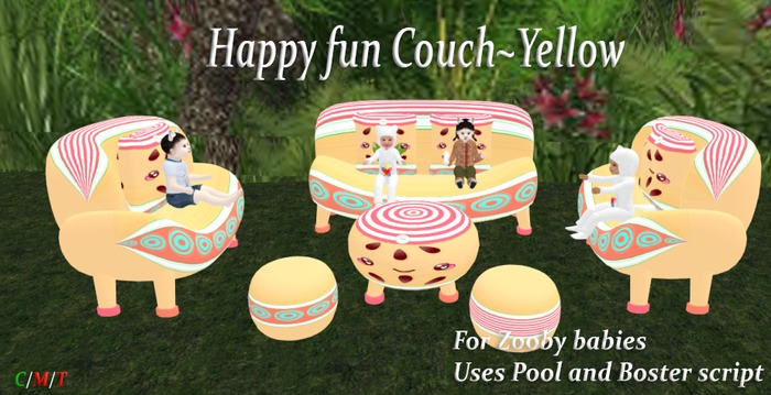 Happy Fun Couch~Yellow