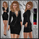 ::DBL:: Ms. Grey Business Suit w/ Hud (6 colors)