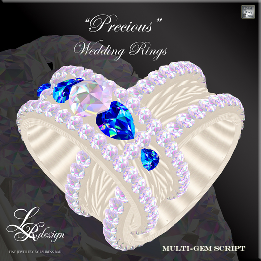 LR Design - PRECIOUS Wedding Rings (PLATINUM)