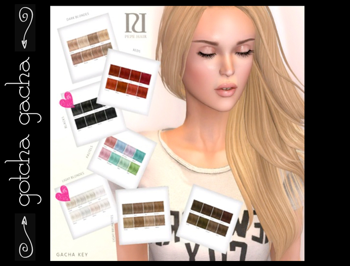 Pepe Hair - Autumn - Blacks RARE