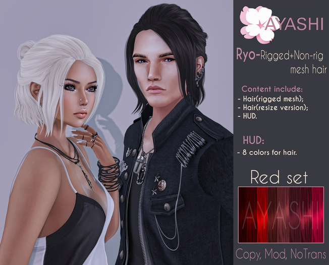 [^.^Ayashi^.^] Ryo hair-Red set