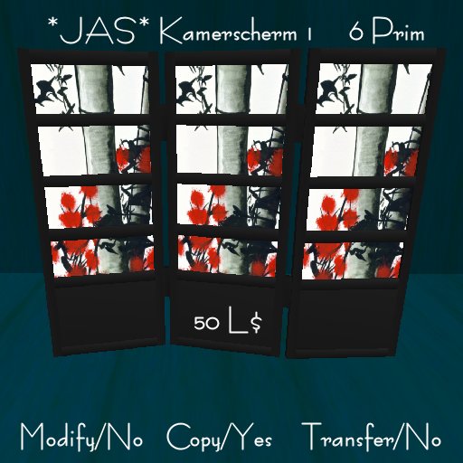 *JAS* Kamerscherm 1   -   6 Prim
