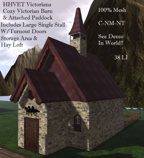 HHVET Victoriana Cozy Victorian Stable