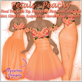 *Awesome Designs Petals In Peachy