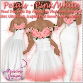 *Awesome Designs Petals In Pink & White