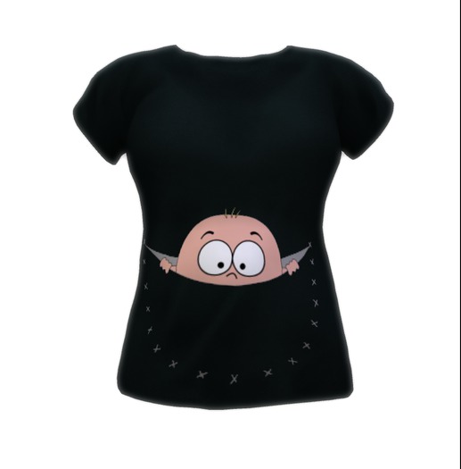 Peek A Boo Maternity T-Shirts