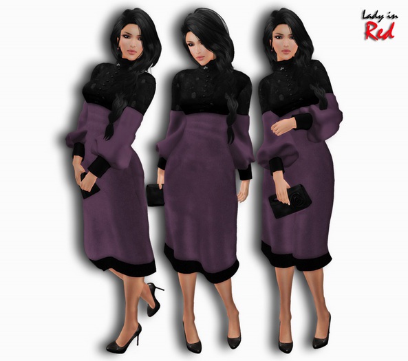 Lady in Red - Kira (cherry) - Asian Steampunk Dress