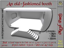 Old-fashioned booth - 10 LI - 3 FULL PERMS Meshes