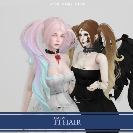 .EMBW. Fi Hair .Ombre II (Rigged Mesh)