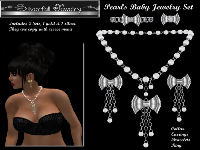 Pearls Baby Jewelry Set