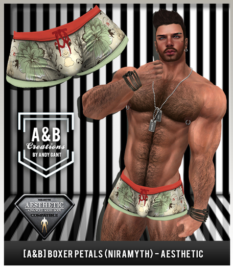 [A&B] Boxer petals (NIRAMYTH) - AESTHETIC