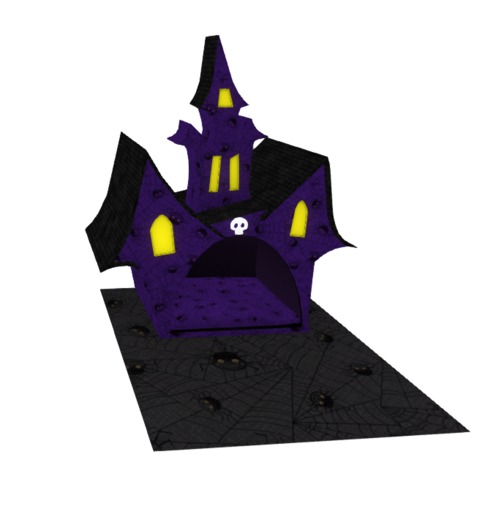 Haunted House themed Pet Bed