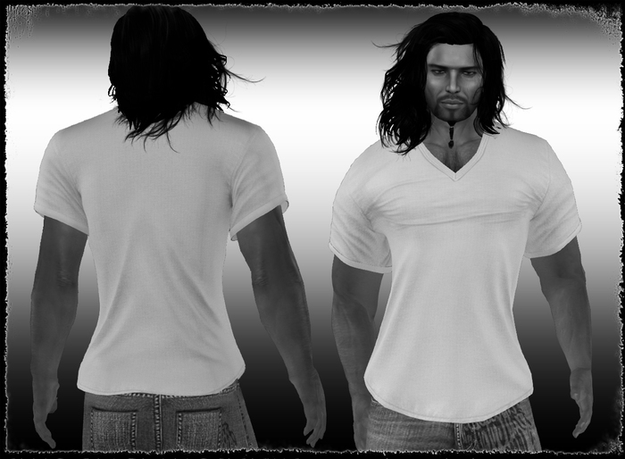 Mens Mesh V-Neck-Shirt - DEMO