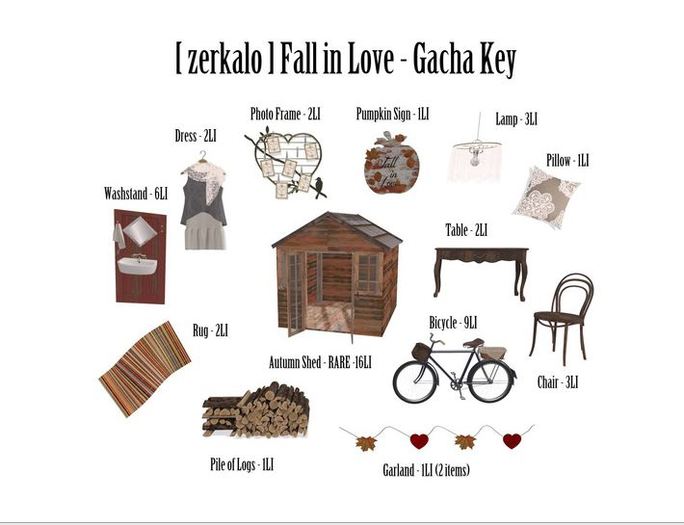 [ zerkalo ] Fall in Love - Autumn Shed - RARE