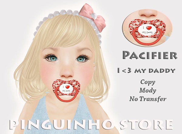 [PS] Pacifier I <3 My Daddy - BOX