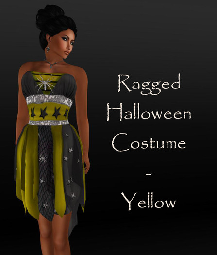 Mochi - Ragged Halloween Costume - Yellow