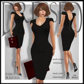 ::DBL:: Risky Business Mesh Dress & Briefcase ~ Plum