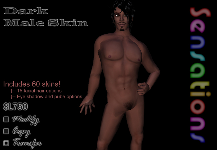Male Skins - Dark - Sensations Classic