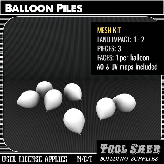 Tool Shed - Balloon Piles Kit