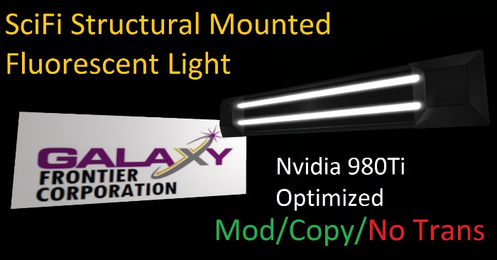 BOXED: GFC Fluorescent Structure mount Light  *No Trans*