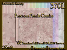 Precious Petals Fabric Combo Seamless Textures Materials Ready Full Perms 1024x1024