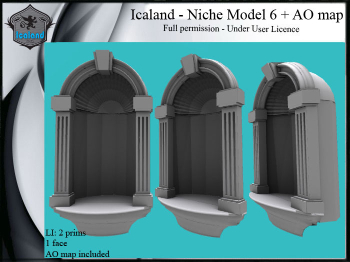 Icaland - Niche Model 6 + AO map
