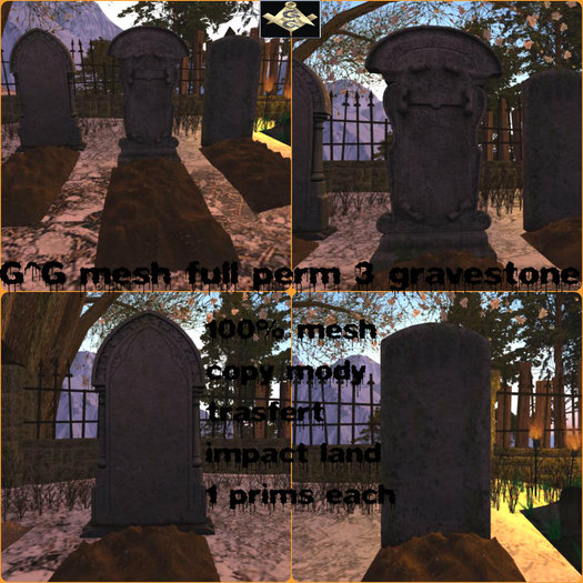 G^G mesh full perm 3 gravestone