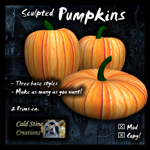 Sculpted Pumpkins (Halloween)