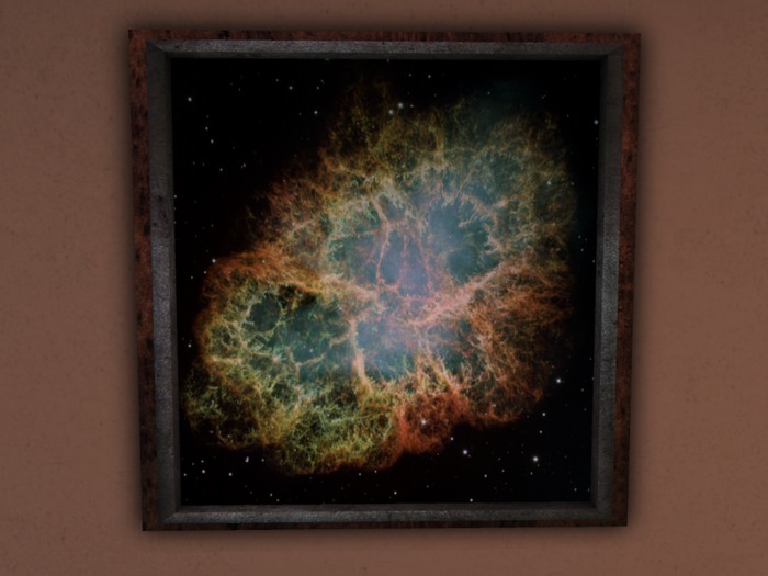 Crab Nebula Framed