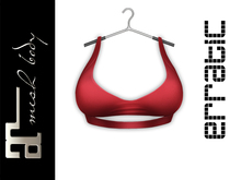 erratic / tia - crop top / red (maitreya)