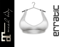 erratic / tia - crop top / white (maitreya)