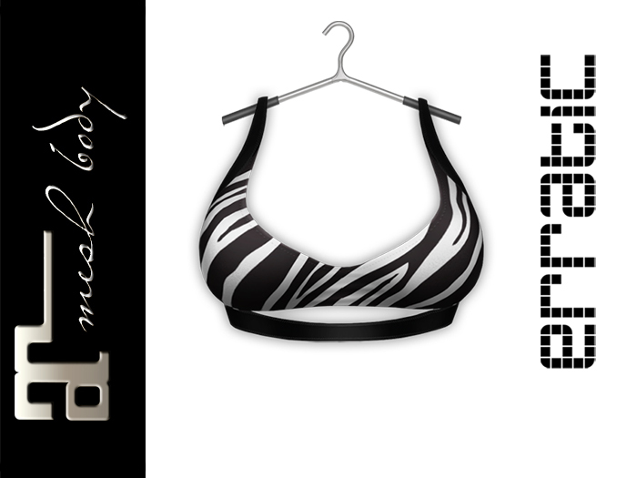 erratic / tia - crop top / zebra (maitreya)