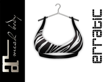 erratic / tia - crop top / zebra (maitreya)
