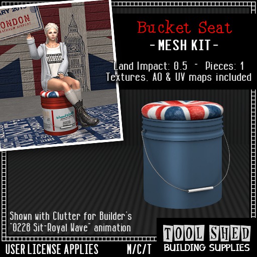 Tool Shed - Bucket Seat Mesh Kit