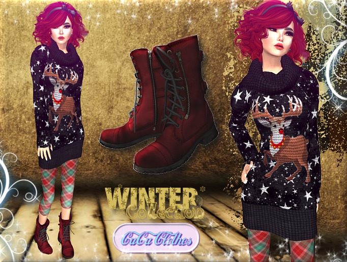 **CuCu! "Rudolphine" Complete Outfit #blacK!