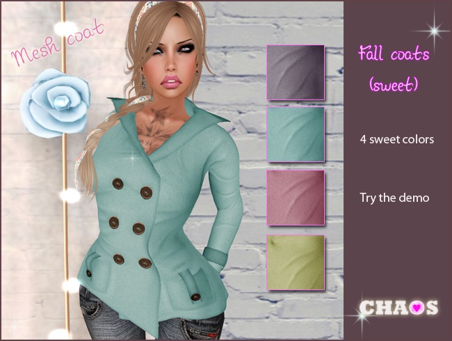 Chaos - fall coats sweet 