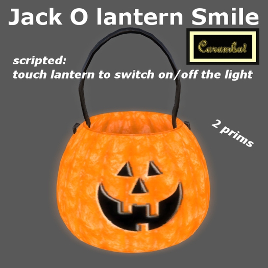 Halloween - Jack O lantern Smile (scripted)