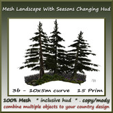 3b Mesh Garden/Landsc. Saisons Set 10x5m curve