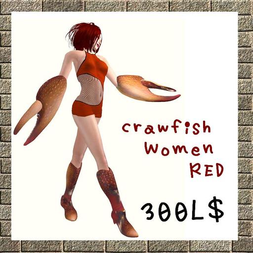 crawfish Women RED BOX