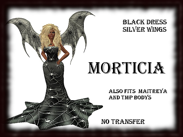 MORTICIA-BLACK_SILVER WINGS