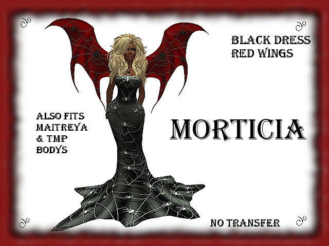 MORTICIA-BLACK_RED WINGS