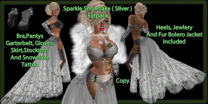 sparkle ( Silver) Fat pack